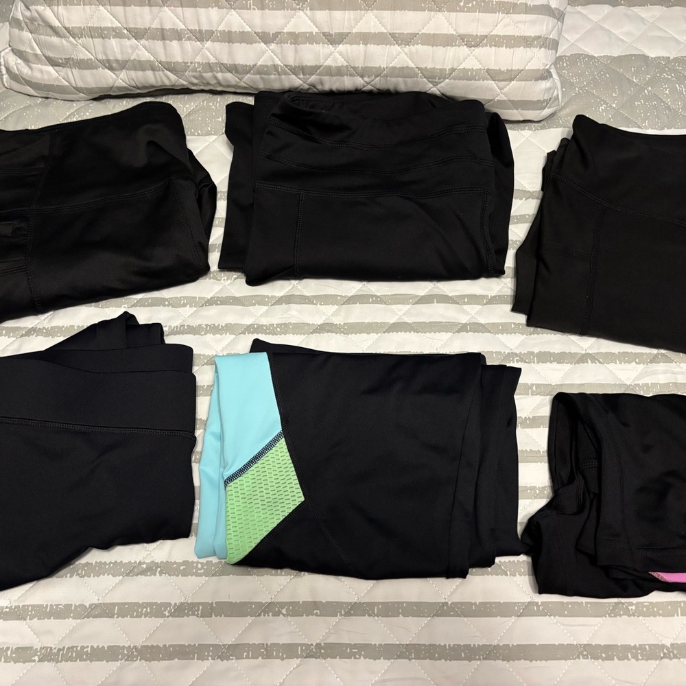 Lot of 6 Activewear Leggings XL